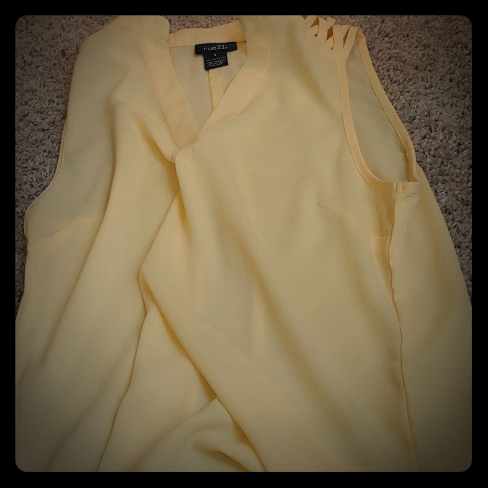 Yellow blouse